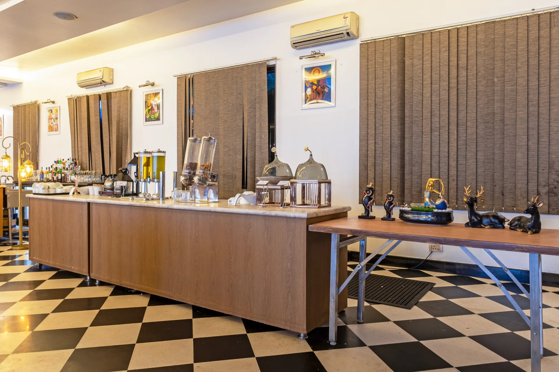 Buffet area at Shilton Royal