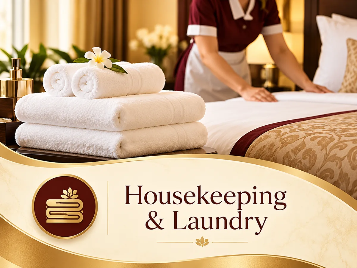 Housekeeping and laundry service at Shilton Royal