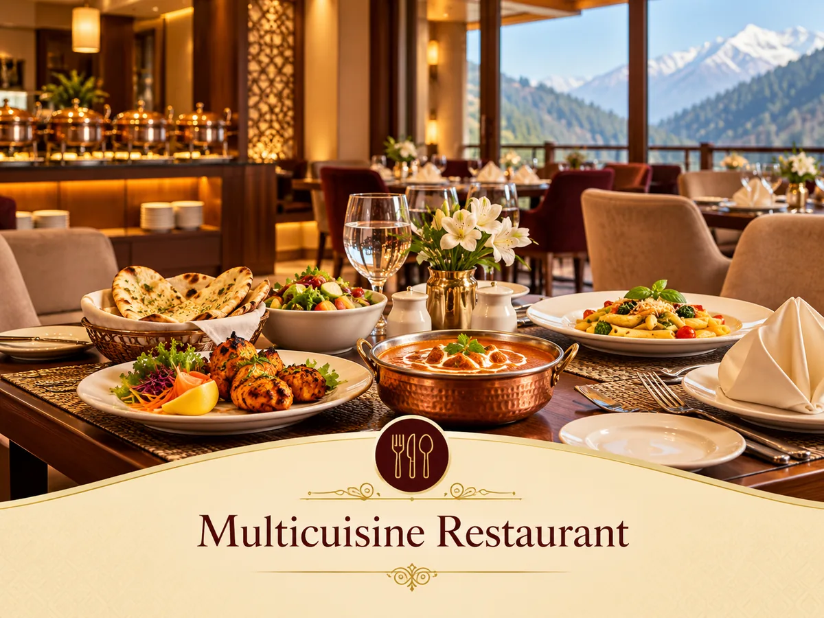 Multicuisine restaurant at Shilton Royal