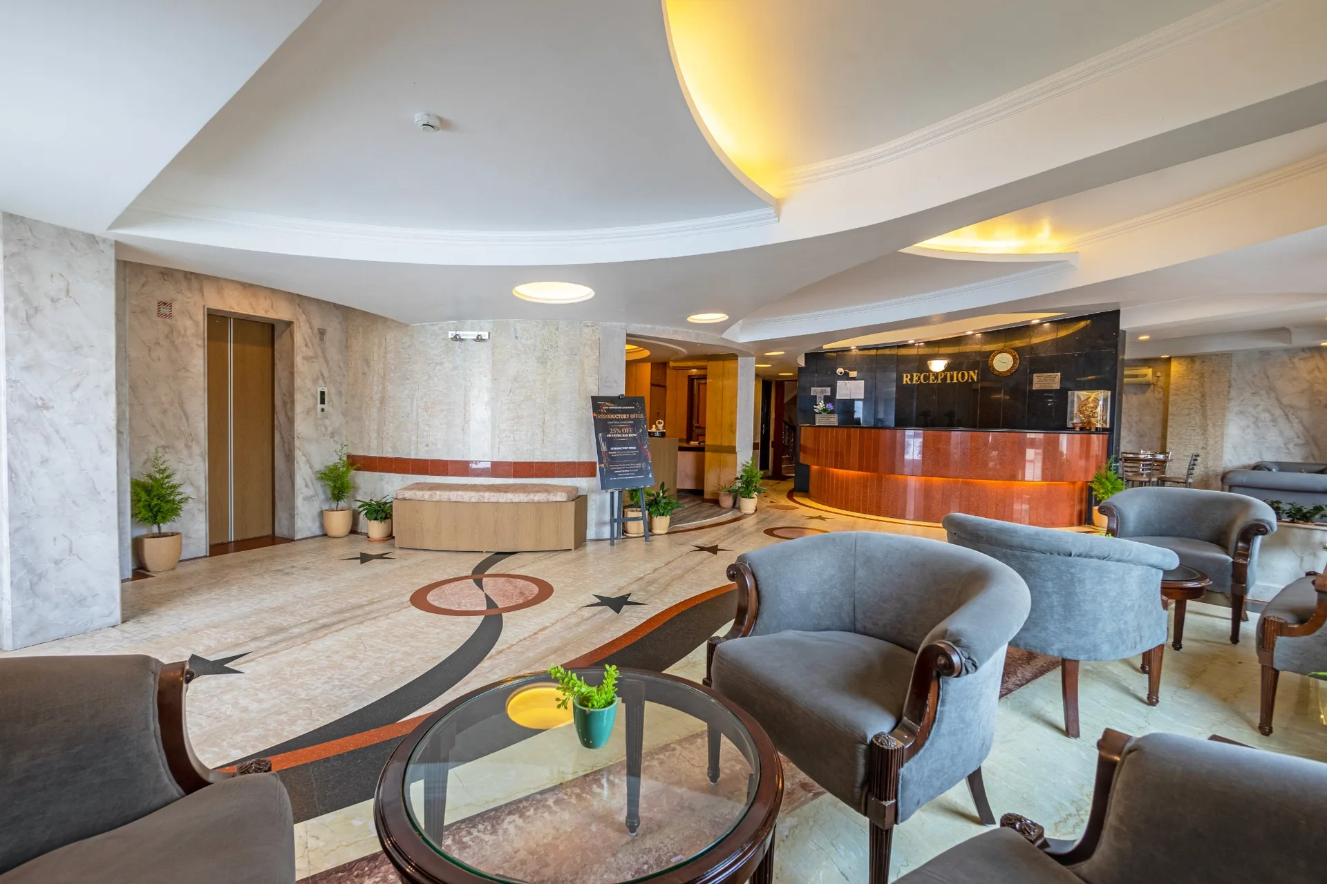 Shilton Royal lobby and reception area