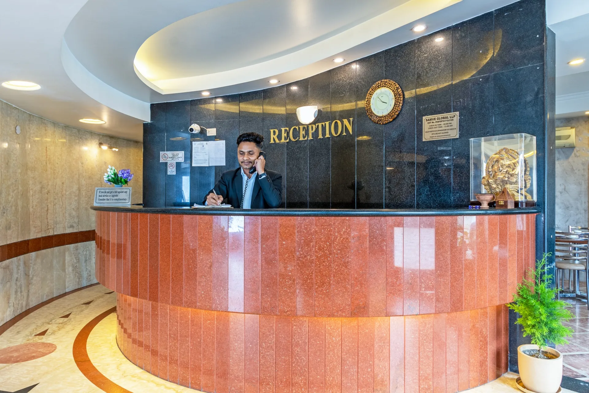 Shilton Royal reception desk